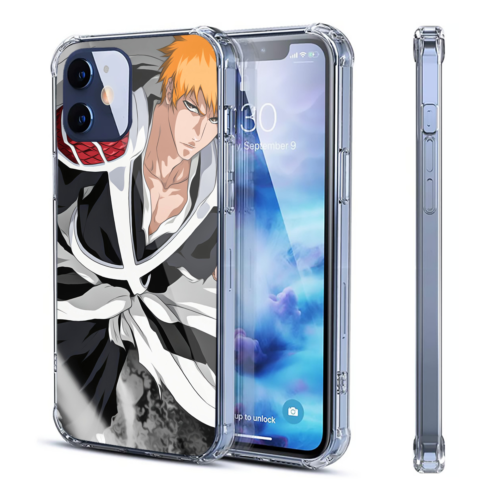 （画像用） ブリーチ BLEACH 【iPhone 12シリーズ対応】透明スマホケース（クリアソフトケース）